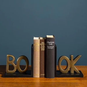 Les meilleures ventes : Serre-livres en aluminium de qualité supérieure, conçus pour une stabilité et une organisation durable des livres - Product Image 1