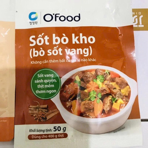 Sauce pour ragoût de bœuf en gros O'food 50g |   Marinade et assaisonnement pour ragoûts de viande prêts à l'emploi pour l'exportation B2B - Product Image 5