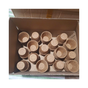 Pots en fibres de coco naturelles, pots de pépinière biodégradables, pots écologiques pour semis, pots en tourbe de coco - Product Image 1