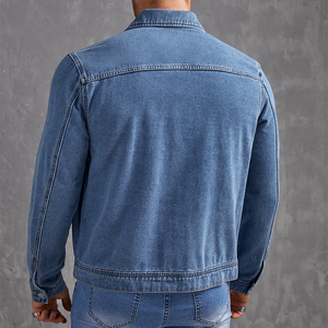 <b>Cropped</b> <b>Denim</b> <b>Jacket</b> Men Low Price Xintang Washed <b>Denim</b> <b>Jacket</b> 2xl <b>Denim</b> <b>Jacket</b> for Men Stylish - Product Image 2