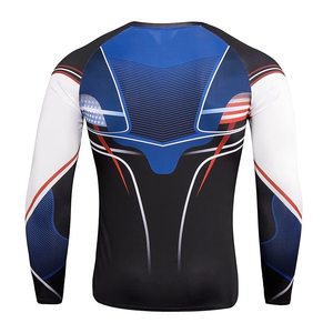Gym Wear Supplier <b>Men</b> Workout <b>Compression</b> <b>Shirts</b> Professional Sportswear OEM Wholesale Best Selling <b>Men</b> <b>Compression</b> <b>Shirts</b> - Product Image 4
