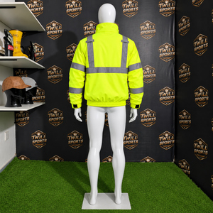 Chaqueta de trabajo reflectante de alta visibilidad, chaqueta de seguridad para construcción, almacén y trabajos en carretera - Product Image 5