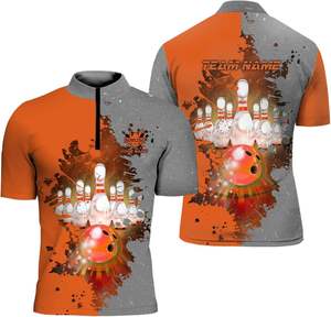 Customized <b>Bowling</b> Team Shirts with Breathable Fabric and Stretch Material for Maximum Comfort - Product Image 1