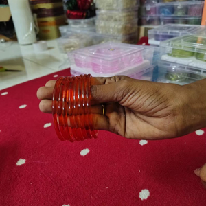 Premium Glass Bangles <b>Set</b> Trendy Wedding Traditional Daily Wear for Women Wholesale Price Resin Crafts - Product Image 1