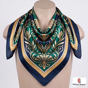 Satin Printed <b>Scarf</b> Wholesale Manufacturer OEM ODM Private Label Corporate Branding Gifts Kenya Nigeria Ghana - Product Image 2