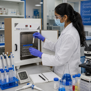 Incubateur numérique à bain sec |   Équipement de chauffage de laboratoire avec contrôle précis de la température pour les tests de recherche et les travaux sur les échantillons - Product Image 4