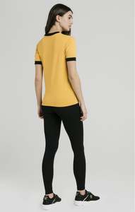 Camiseta de Manga Corta para Mujer, Tejido de Punto de Poliéster/Algodón, Secado Rápido, Transpirable, Estampado Vintage, Logotipo Bordado, Corte Ajustado, Verano - Product Image 6