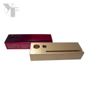 ชิ้นส่วนเครื่องจักรกล CNC อะลูมิเนียมอะลูมิเนียมชุบผิวสำหรับใช้งานทางการแพทย์พร้อมบริการเจาะ - Product Image 3