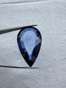 Saphir synthétique de haute qualité en vrac pour la création de bijoux de créateurs, au meilleur prix, fourni par le fournisseur Sapphire. - Product Image 2