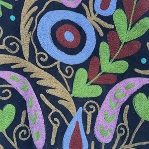 Trendy <b>Top</b> Product Suzani Floral Embroidery Jacket Cropped Hippie <b>Coat</b> Women Winter Warm Outerwear Wholesale Price - Product Image 2