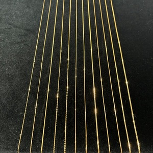 Collar de Cadena Fina de Oro Real de 18K Murao Japan, Joyería Unisex de Oro Amarillo Sólido de Alta Calidad, Cadena de Eslabones Delgada y Ligera para Hombre y Mujer - Product Image 2