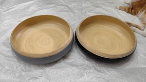 Plato de Bambú Ecológico de Buena Calidad, Vajilla Redonda para el Hogar y Restaurantes, Ideal para Regalos - Product Image 4