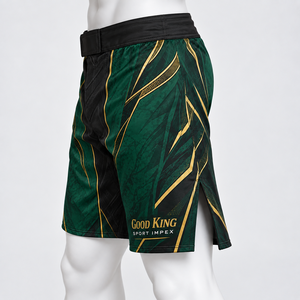 Pantalones Cortos de Artes Marciales Mixtas para Hombre, Sublimados, Transpirables, de Tela Elástica, para Entrenamiento y Combate - Product Image 4