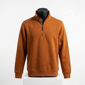 Sudadera Personalizada para Hombre con Cierre de Cremallera, Cuello Alto, Felpa Gruesa, Estilo Casual - Product Image 1