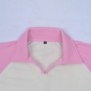 Sweat-shirt à col polo en molleton épais bicolore pour homme, personnalisable avec logo, style streetwear – Grande Vente, Haute Qualité - Product Image 1