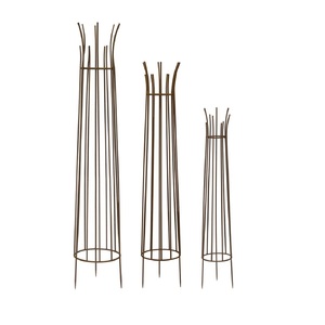 Nuevo Obelisco de Jardín para Plantas, Soporte Ligero de Hierro para Plantas Trepadoras, Juego de 3 Estacas de Soporte para Plantas Conectables - Product Image 4