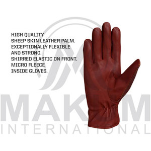 Hot Sale Pakistan Made Leather <b>Touch</b> <b>Screen</b> Dressing <b>Gloves</b> Breathable Washable Winter Outdoor High Quality - Product Image 4