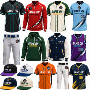 Breathable High Quality <b>Baseball</b> Uniform Short Sleeves Bulk <b>Baseball</b> Uniform Sublimation Sportswear Team - Product Image 4