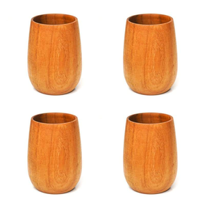 Taza de Madera de 200 ml para Bebidas Calientes y Frías - Ultra Resistente - Taza de Madera Premium Hecha a Mano por Artesanos Indonesios, Ideal para Té/Café/Leche - Product Image 6