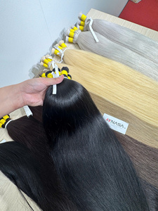 Extensiones de Cabello Virgen al Por Mayor, 100% Cabello Vietnamita, Calidad Premium, Color Marrón, Precio de Fábrica, Ondulado Natural, Micro-Link, 200 Gramos - Product Image 4