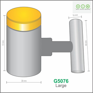 ชุดเข็มเจาะดูดไขกระดูกแบบแมนนวล Jamshidi รุ่น G5076 ขนาด 11G-8G ผลิตจากเหล็กกล้าไร้สนิมเยอรมัน ด้ามจับรูปตัว T พร้อมเข็มเจาะแบบ Trephine ได้รับมาตรฐาน CE ISO - Product Image 1