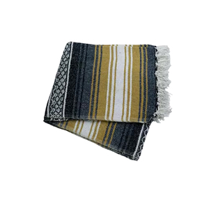 Manta de Lana Color Mostaza Falsa para Cama y Comodidad en el Hogar de Proveedor Indio - Product Image 4