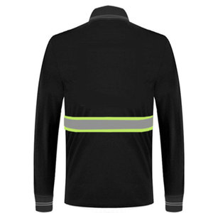 Construction Safety Clothing Reflective Hi Vis Polo Shirts Work Wear Long Sleeve Sleeve Security Road Work Polo Shirts - Product Image 6