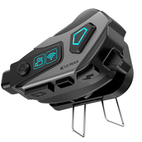 Caméra de moto avec enregistrement vidéo 4K, Bluetooth 6.0, assistant vocal, interphone pour casque, casque Bluetooth