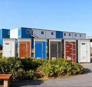 Bagno Prefabbricato in Acciaio Portatile Moderno Ecologico Leggero Sanitario Facile da Installare per Campeggio all'Aperto - Product Image 1