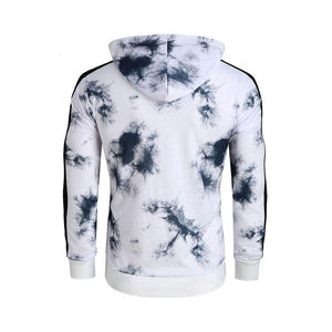 Sudadera con Capucha Tie-Dye para Hombre, Corte Regular, Manga Larga, Informal, Tejida, con Bolsillo, Estilo Otoñal - Product Image 6