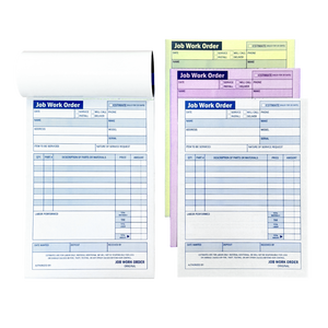 Carnets de factures personnalisés OEM/ODM, formulaires imprimés offset en papier couché sans carbone en 2 feuillets, fabriqués à Taïwan - Product Image 3