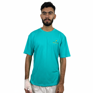 Camiseta de Manga Corta para Hombre de Alta Calidad, Color Liso, Transpirable, Estilo Oversize, Informal, de Algodón, con Logo - Product Image 1