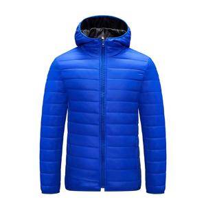 Chaqueta Acolchada de Algodón con Capucha para Hombre, OEM, Abrigo de Invierno Cálido, Cortavientos, con Cierre, Ligera, para Deportes al Aire Libre - Product Image 1