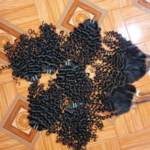 Cheveux humains en vrac bouclés profonds pour tresses cheveux de tressage humains bouclés vietnamiens 100g Super Double dessiné 8-32 pouces - Product Image 6