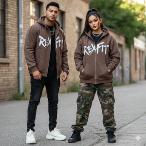 Customized Screen Printing Hoodies Cut And <b>Sew</b> Solid Color Customer Most Demands Best <b>Material</b> Drop Shoulder Zipper Hoodies - Product Image 6