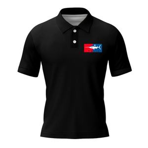 เสื้อถักสีดำสำหรับผู้ชาย ผ้าฝ้าย 100% ระบายอากาศได้ดี กันน้ำ ไร้รอยต่อ ป้องกันรอยยับ มีกระเป๋าโลโก้ด้านหน้า ทรง 6 แผง สวมใส่สบาย แบบลำลอง - Product Image 2