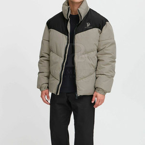 Best Selling Lightweight Men Casual Bubble <b>Jacket</b> Stand Zipper Front Waterproof Eco-Friendly Latest Design <b>Cheap</b> Price Custom - Product Image 4
