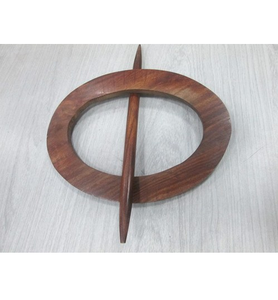 Wood Curtain <b>Tieback</b> Clip Top Price Living Room Classic Wood Curtain Ticback Ring Tie Backs for Round Shape Ring - Product Image 5