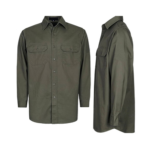 Tenue de travail personnalisée anti-chocs électriques et résistante à la chaleur pour le soudage, avec fermeture à boutons-pression, manches longues, haute visibilité CE - Product Image 4