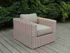 Ensemble de canapés de jardin de luxe ROSA RASF-218 avec texture en osier - Product Image 3