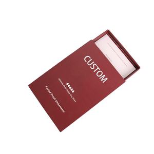 Luxury Custom Logo Printed ECO21 Recyclable Rigid Paperboard Drawer <b>Box</b> Matt Lamination Embossing UV Coating Clothing <b>Gift</b> - Product Image 1