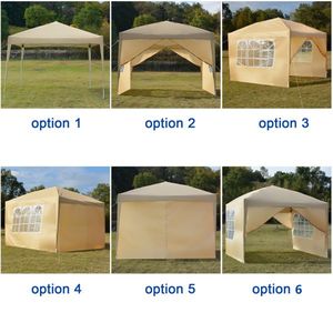 Practical Waterproof Khaki Camping Tent 3 X 3m Right Angle Folding with Two Doors and Two Windows - Product Image 6