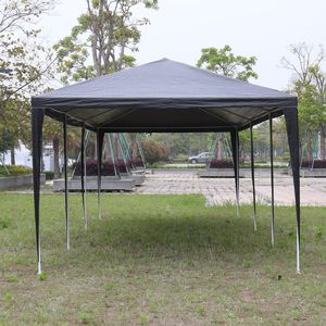10FT X 30FT Outdoor Black Wedding Gazebo Waterproof PVC <b>Canopy</b> Patio <b>Tent</b> with 8 Removable Sidewalls for Big Events - Product Image 3