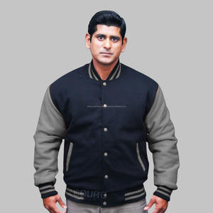 Le matériel complet de laine a fait des vestes d'université d'hommes/matériel entièrement respirable et à séchage rapide fait des vestes d'université d'hommes - Product Image 1