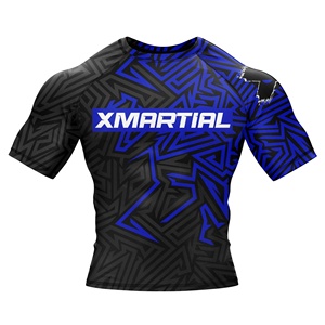 Maillot de compression unisexe de haute qualité pour Jiu Jitsu, imprimé par sublimation personnalisée, protection UV, respirant pour le surf/BJJ/MMA - Product Image 3