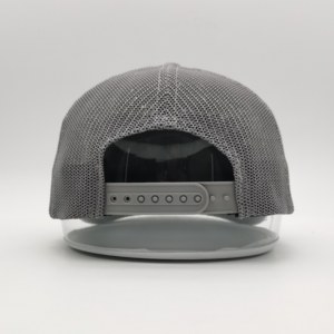 Casquette Trucker à 6 Panneaux en Coton avec Dos en Maille Polyester, Logo Personnalisé, Bandeau Élastique Confortable, Respirante, Visière Courbée - Product Image 4