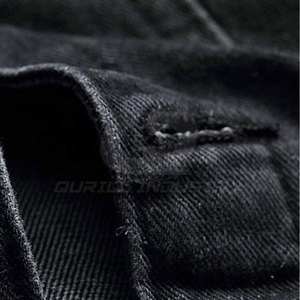 Chaqueta de Mezclilla para Hombre, Elegante, Invernal, Transpirable, Resistente al Viento, Cuello Alto, Uso Diario Informal, 100% Algodón, Tela Resistente, Logotipo Frontal - Product Image 6