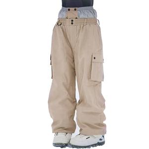 Pantalones de Esquí Impermeables para Hombre y Mujer, Pantalones de Snowboard de Cintura Alta, Cortavientos, Transpirables, Térmicos, para Invierno - Product Image 2
