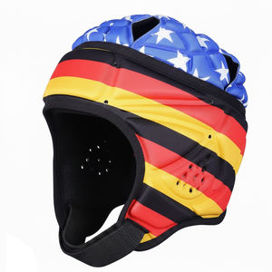 หมวกกันน็อคซอฟต์เชลล์สำหรับฟุตบอลธงขายส่ง สำหรับกีฬา สีตามสั่ง คุณภาพดีที่สุด หมวกกันน็อคซอฟต์เชลล์สำหรับฟุตบอลธง - Product Image 2