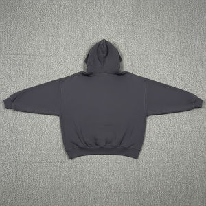 Sweat-shirts à capuche épais en molleton de haute qualité pour hommes, 580 grammes, 100 % coton, coupe oversize, logo brodé personnalisé, effet délavé - Product Image 2